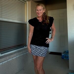 Hope and Harlow pattered Skirt size 8P